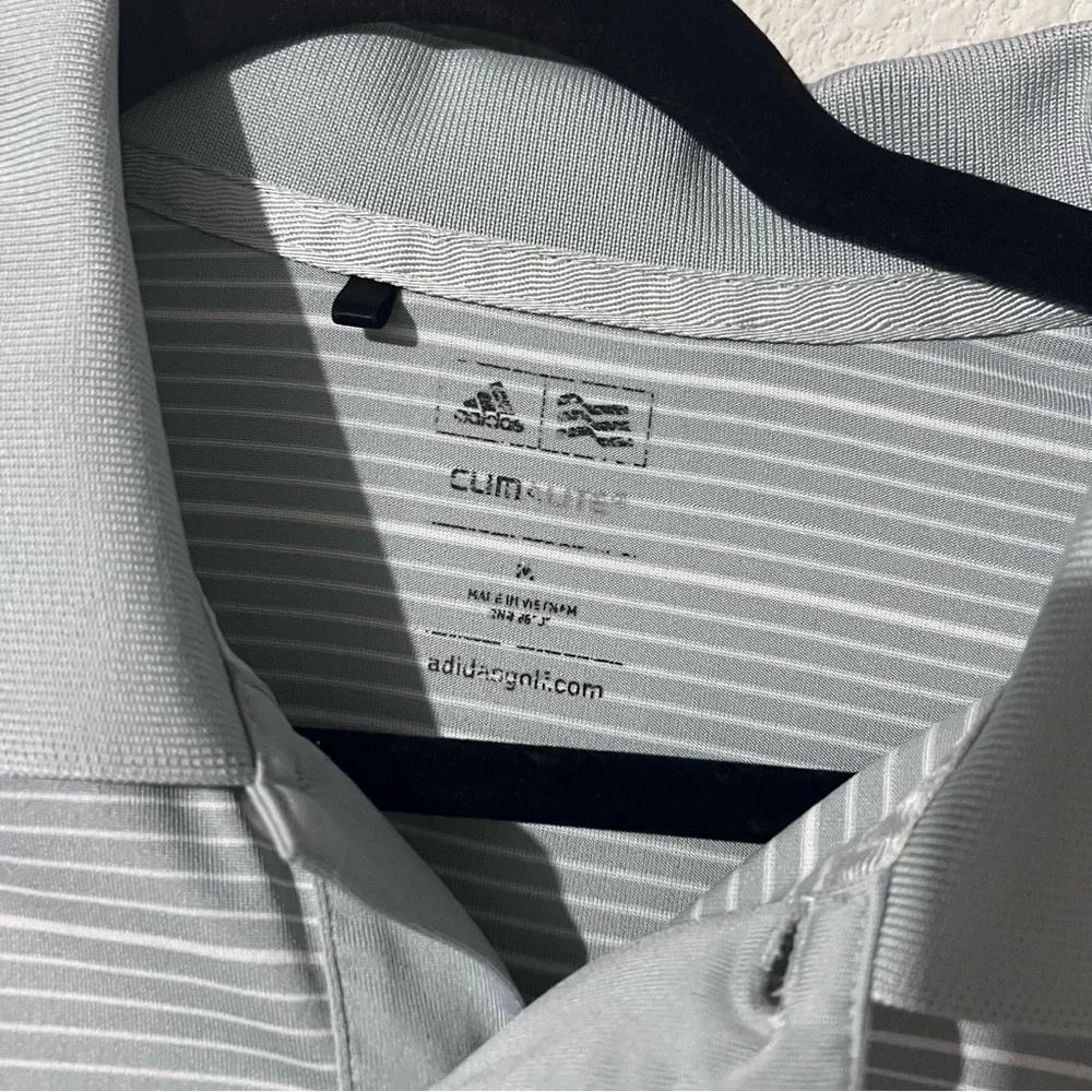 Adidas Men’s Short Sleeve Collard Shirt Size Medium